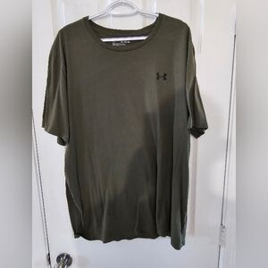 Under Armour Men's Dark Green, XXXL, Short Sleeve Tee